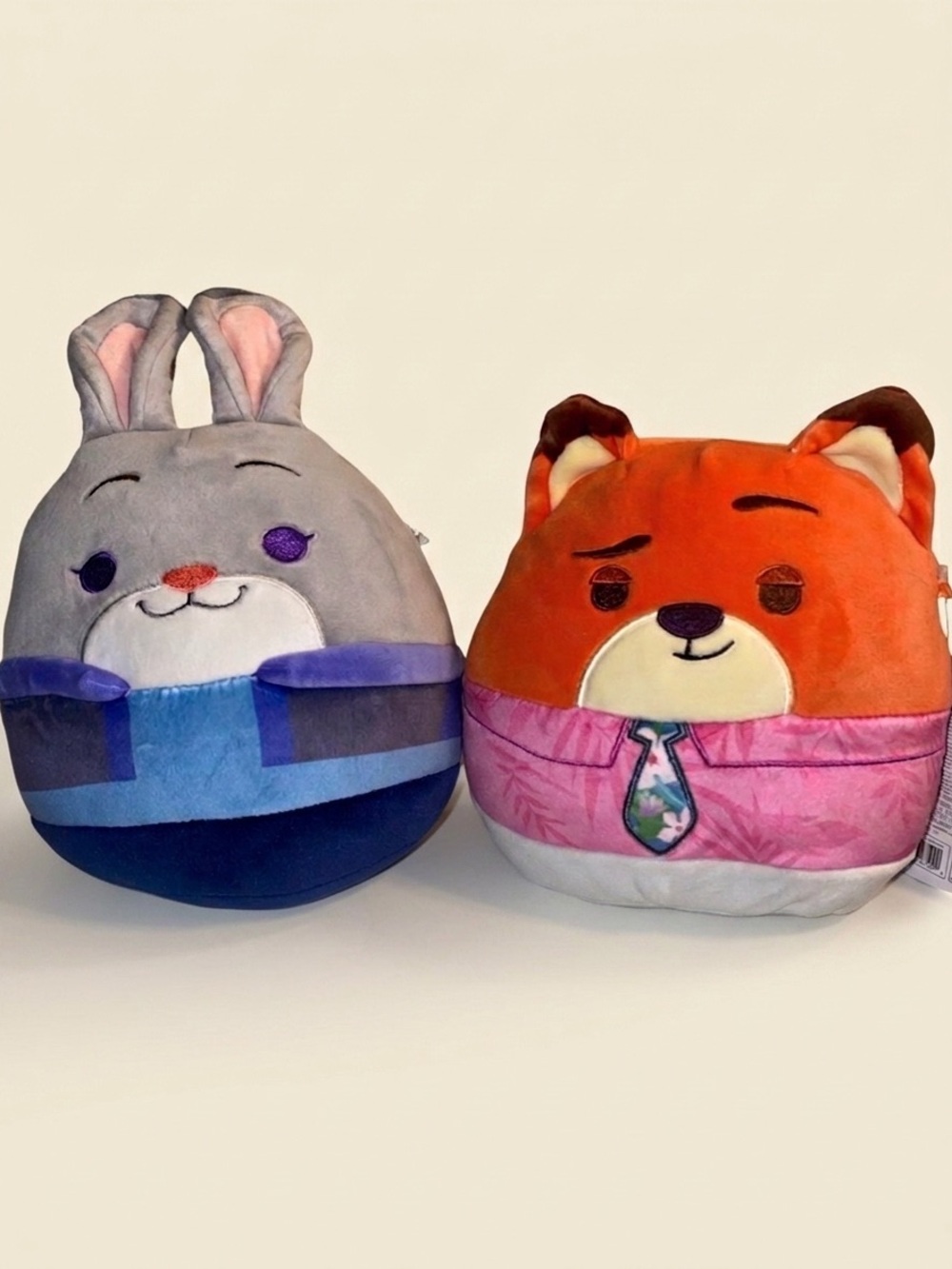 NWT Disney Zootopia 2 Squishmallows Plush Lot - Judy Hopps & Nick Wilde